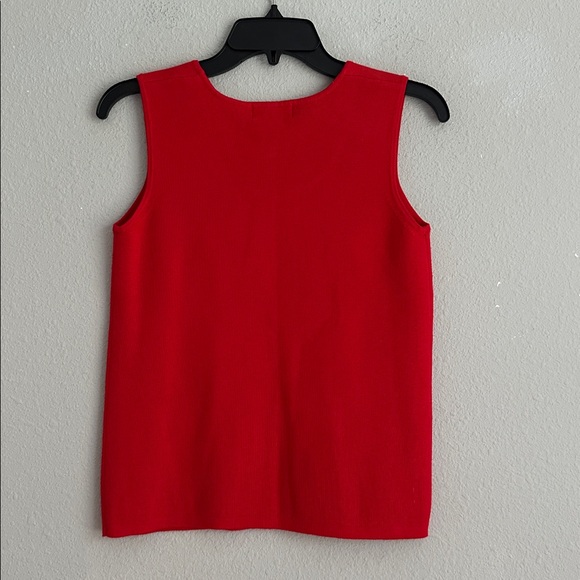 Women’s white stag sweater tank top small - Picture 3 of 4